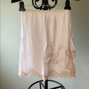 Vintage nylon and lace slip